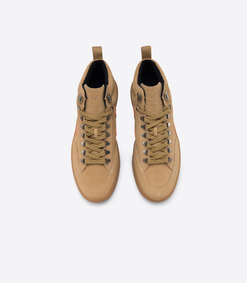 Premium Bastille Suede Desert Orange Veja