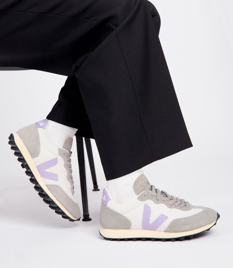 Branco Hexamesh Gravel Lavande Premium Veja