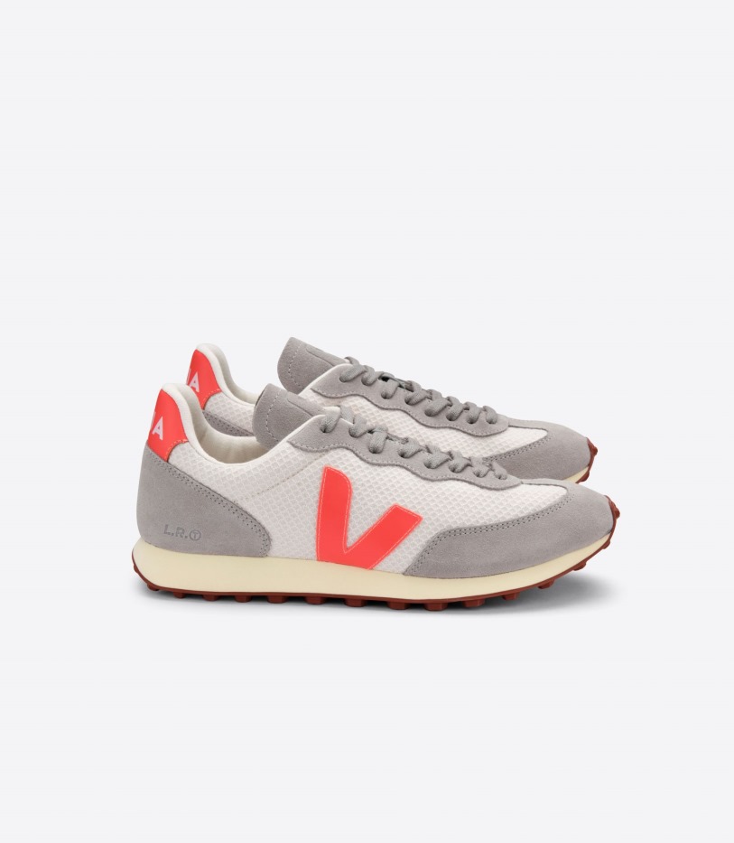 Veja Branco Hexamesh Gravel Orange Grey Perfect