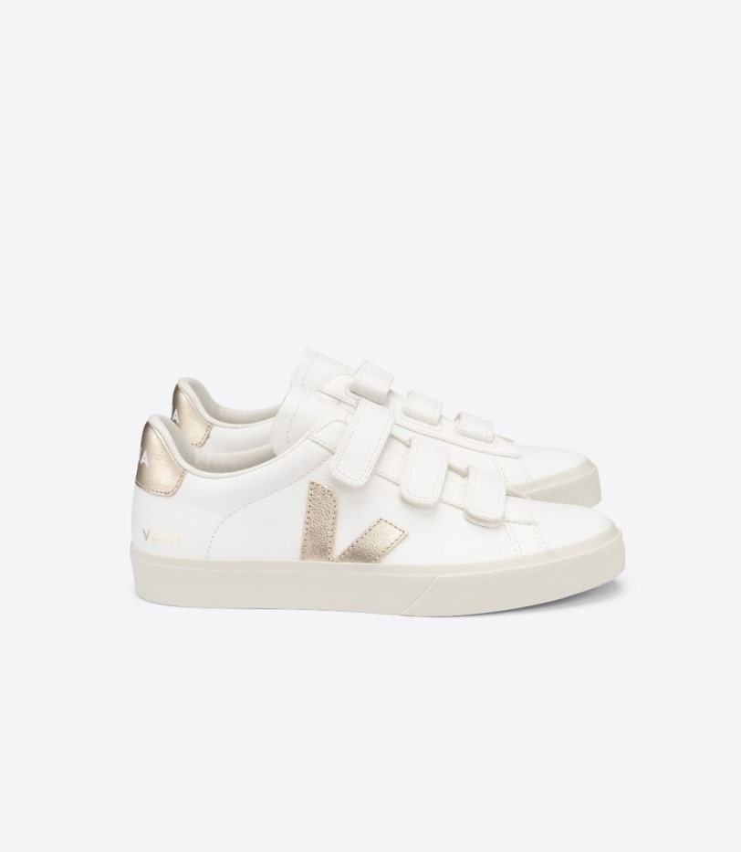 Series Chromefree Leather White Platine Veja