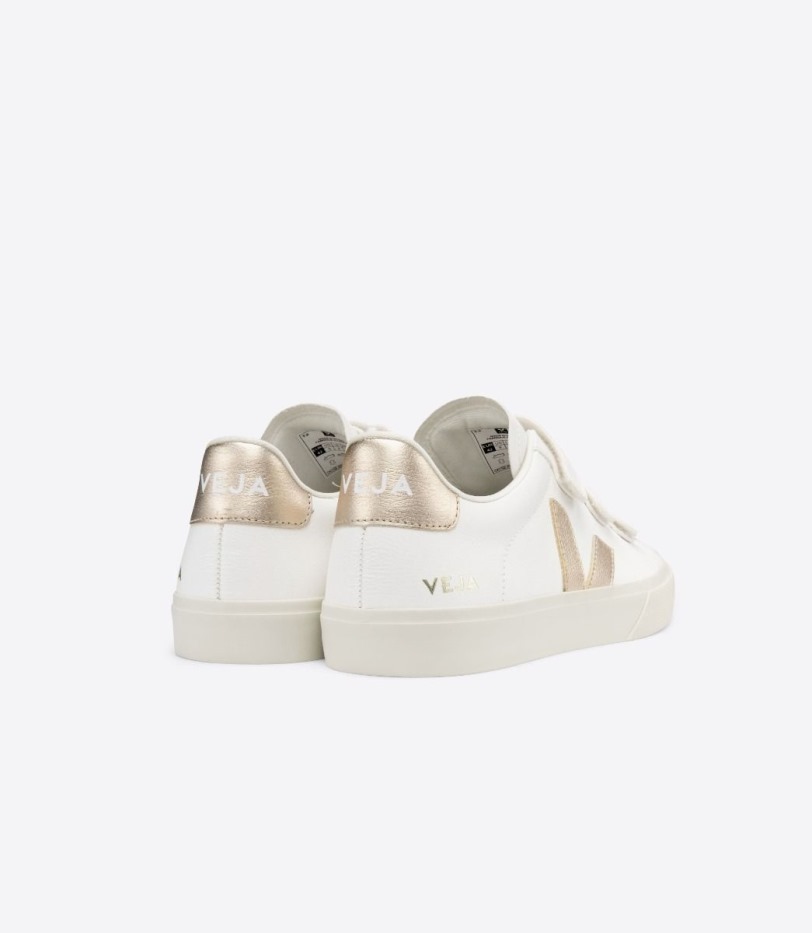 Series Chromefree Leather White Platine Veja