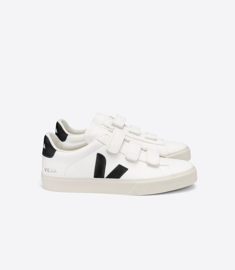 Veja Chromefree Leather White Black Series