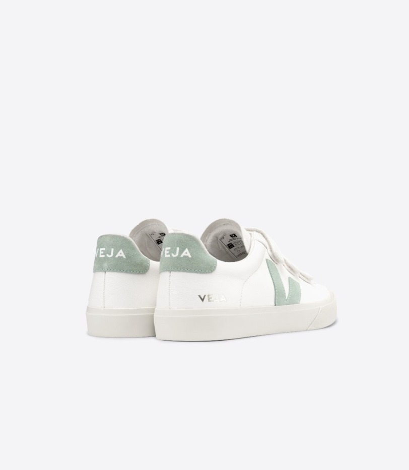 Veja Chromefree Leather White Matcha Premium
