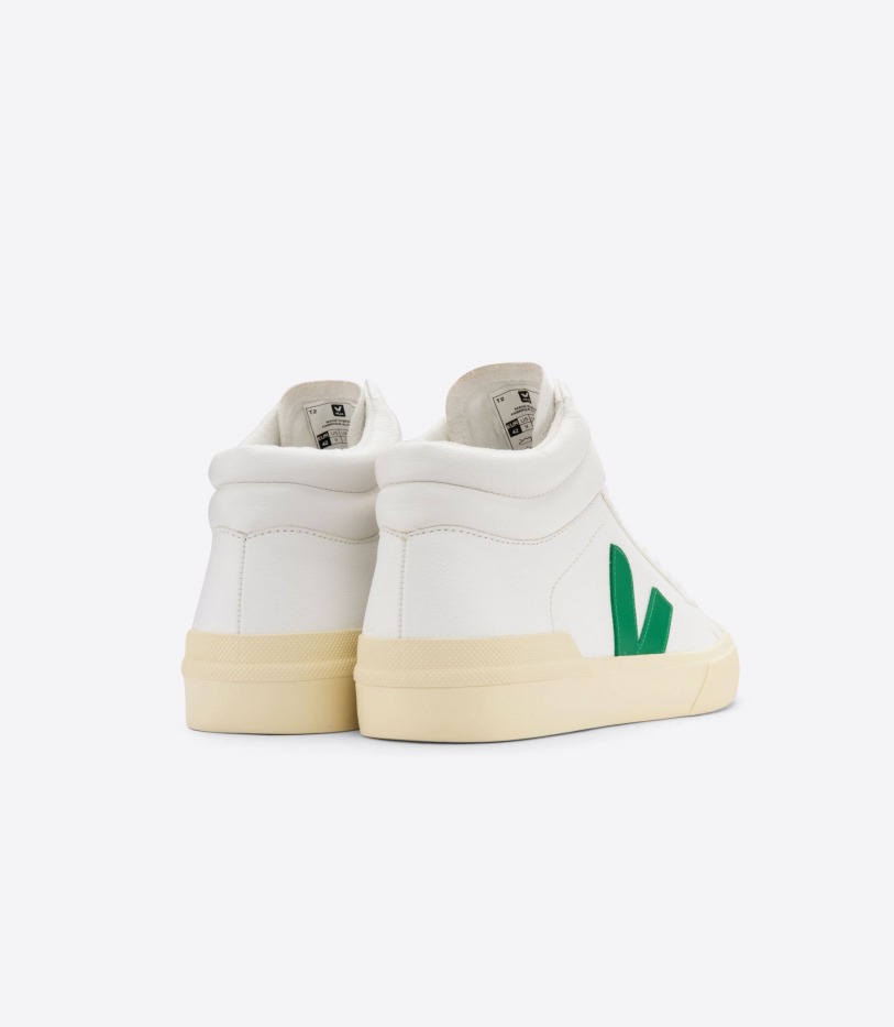 Chromefree Leather White Emeraude Butter Series Veja