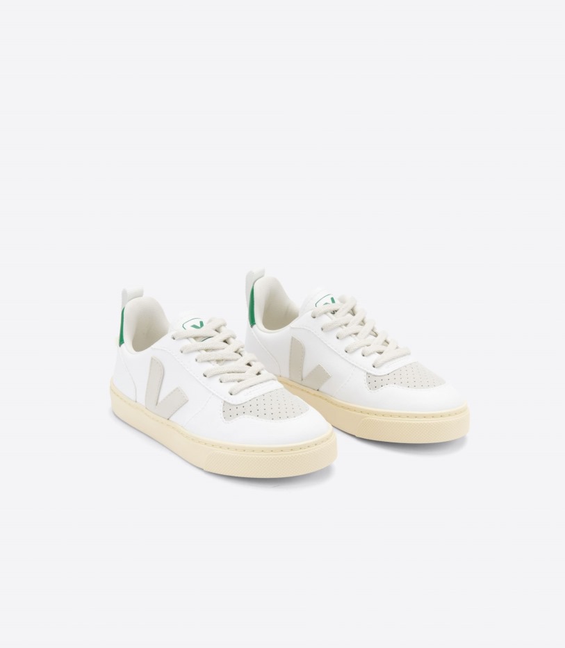 Veja Original Laces Cwl White Pierre Emeraude