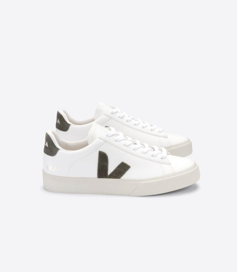 Veja Premium Chromefree Leather White Kaki