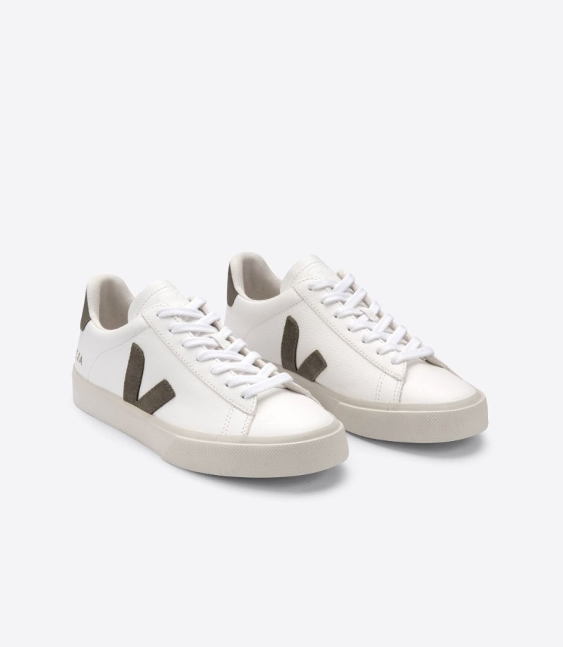 Veja Premium Chromefree Leather White Kaki