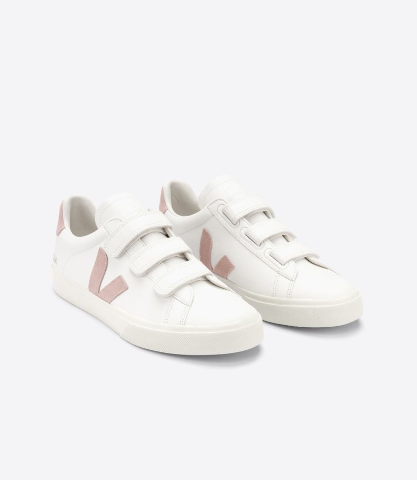 Chromefree Leather White Babe Veja Collection