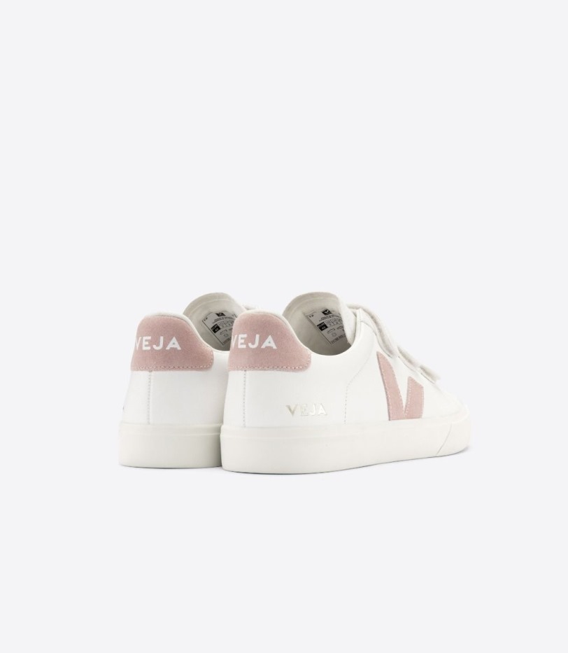 Chromefree Leather White Babe Veja Collection