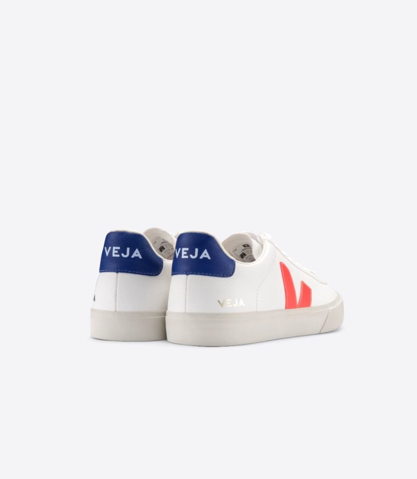 Chromefree Leather White Orange Fluo Veja