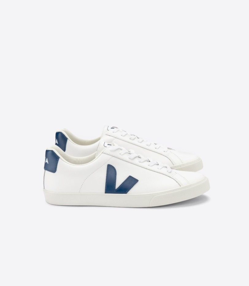 Special Veja Leather White Cobalt