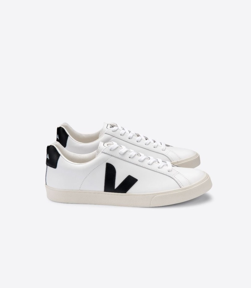 Veja Leather White Black Original