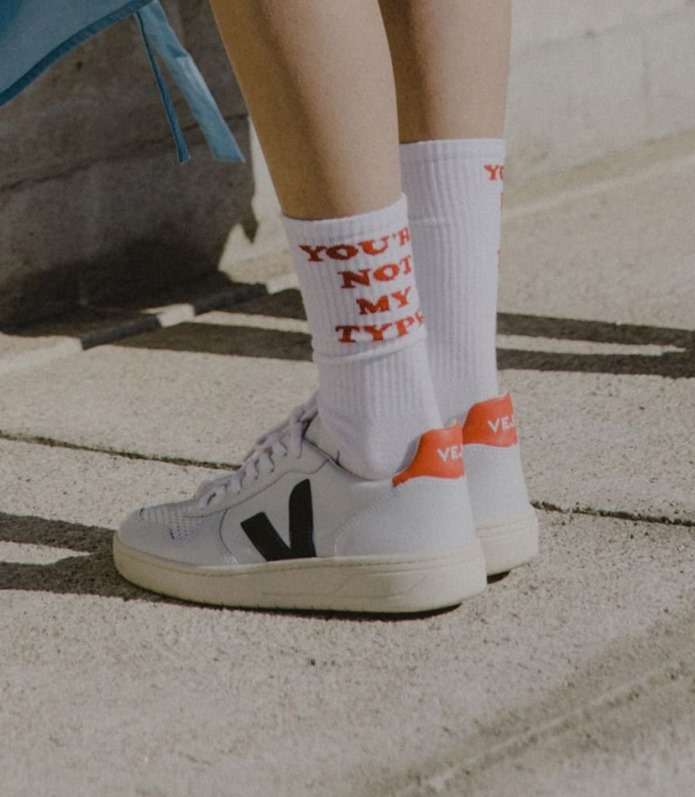 Veja V-10 Bőr Fehér Nautico Pekin